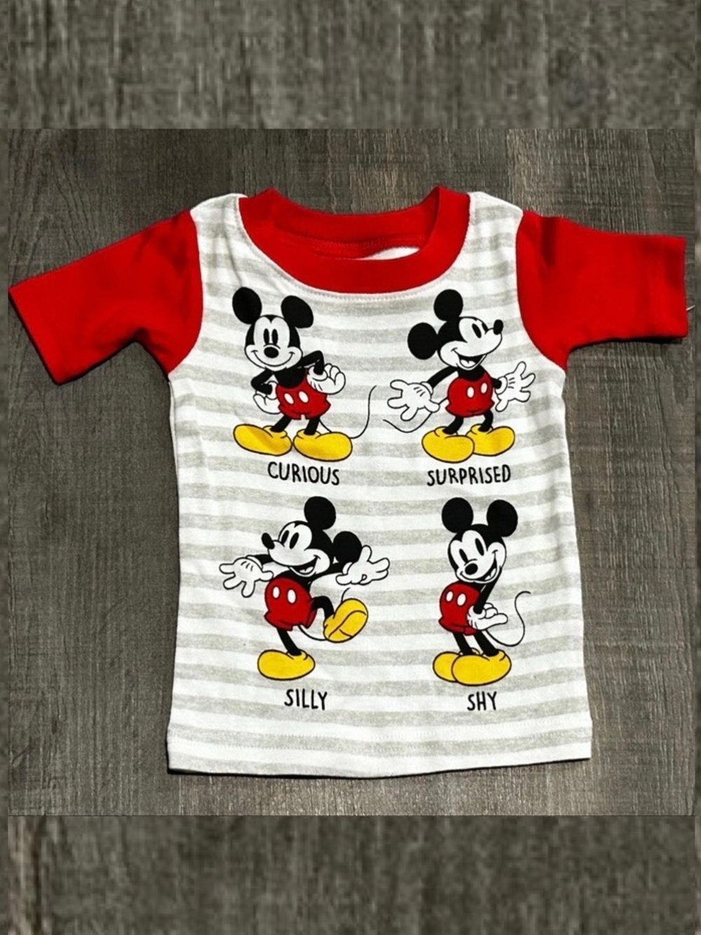 💞 New Baby & Toddler Boys Size 9 Months Disney Mickey Mouse Tee